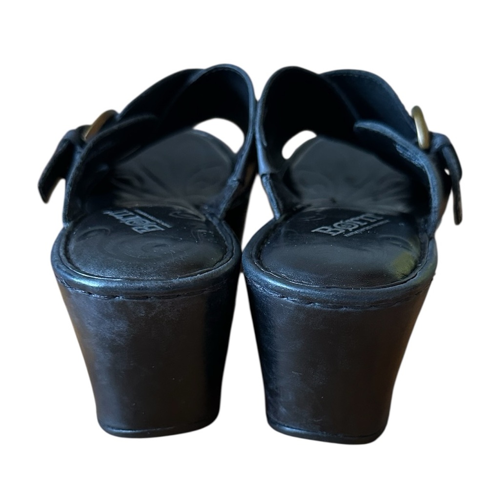 Born Womens Leather Curstyn Gypsy Festival
Bohemian Buckle Wedge Sandals Size 9M - Picture 6 of 7